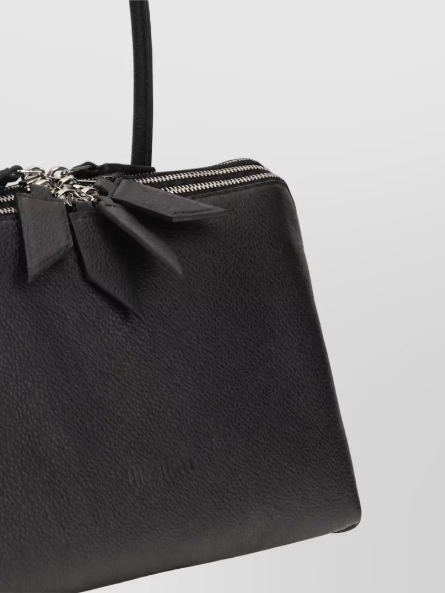 The Attico Calf Leather Shoulder Bag