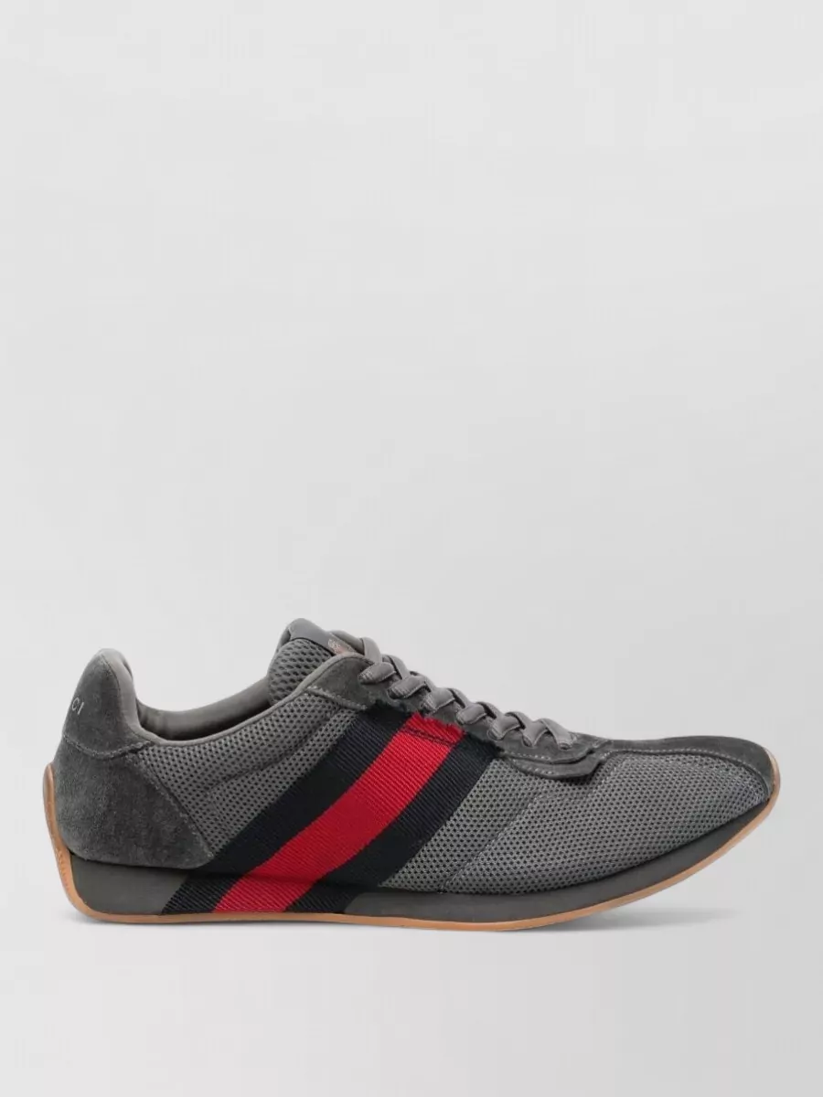 Gucci Mesh Lace-Up Sneakers