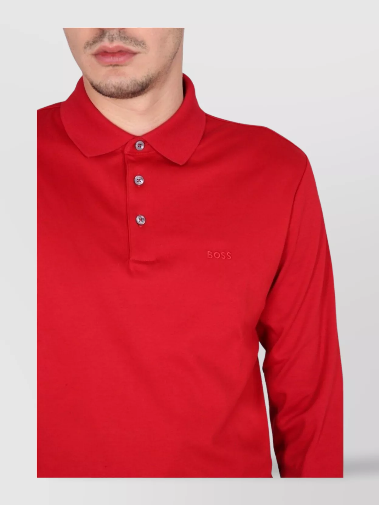 Boss Embroidered Logo Polo Shirt