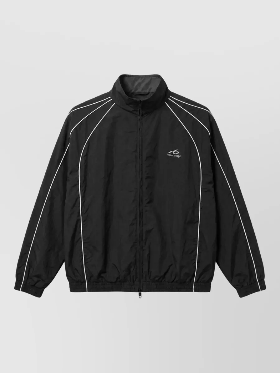Balenciaga high-collar lightweight jacket