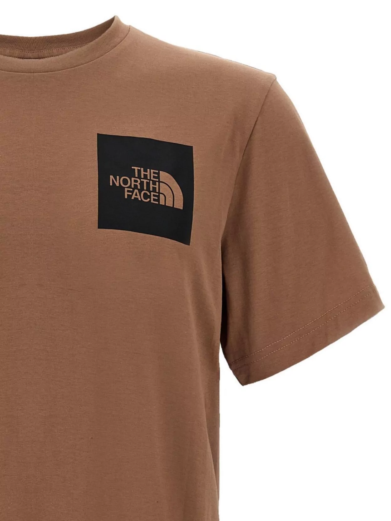 THE NORTH FACE CREW NECK T-SHIRT STRAIGHT HEM