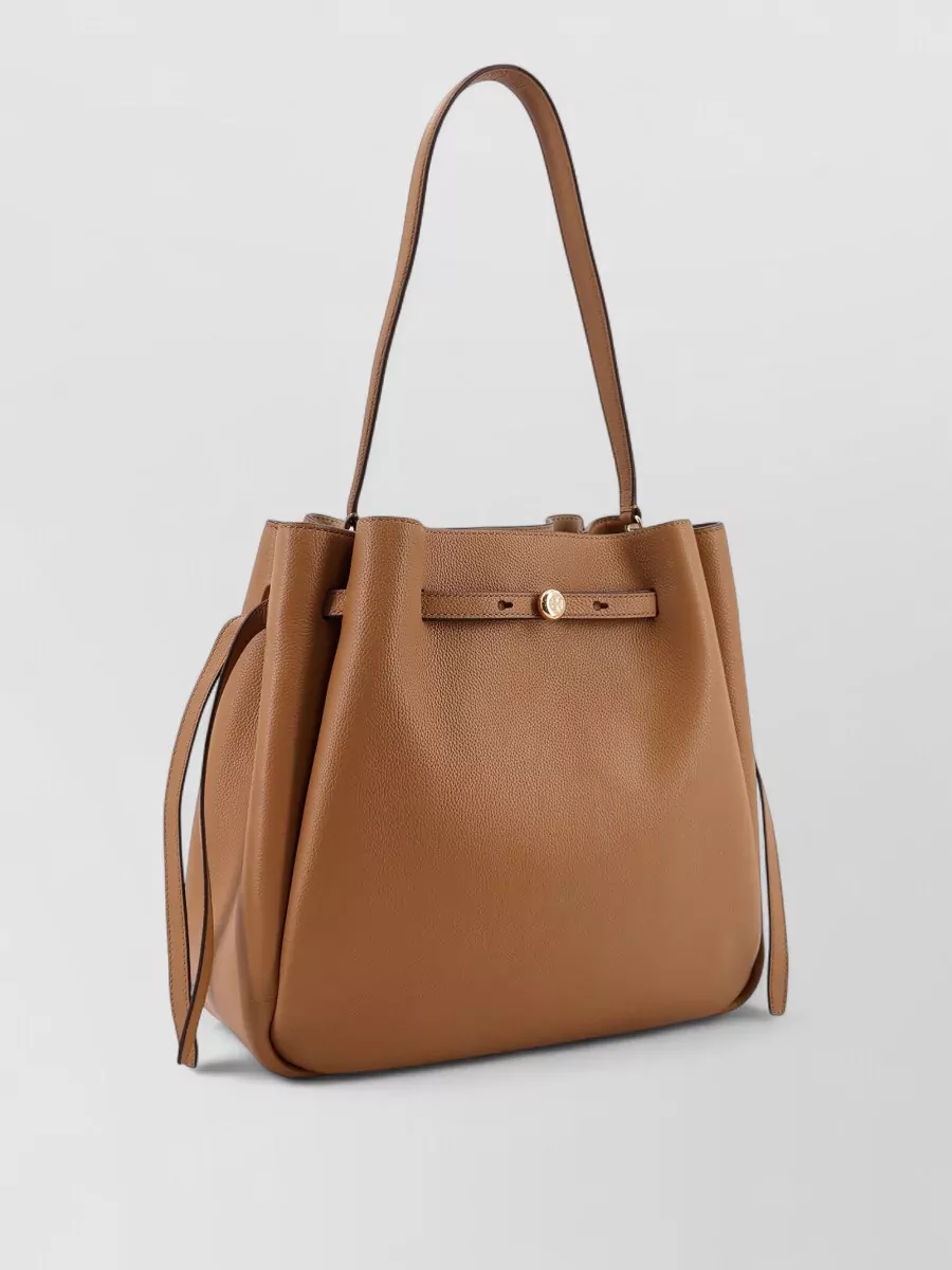 Tory Burch Romy Leather Shoulder Bag Top Handle