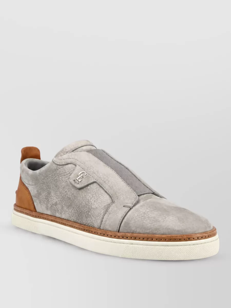 Christian Louboutin leather slip-on sneakers