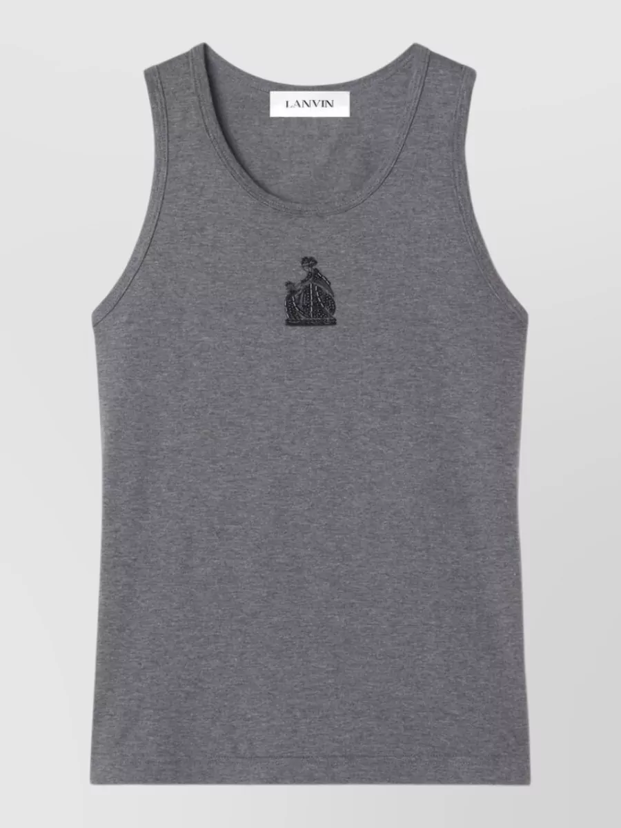 Lanvin sleeveless cotton top