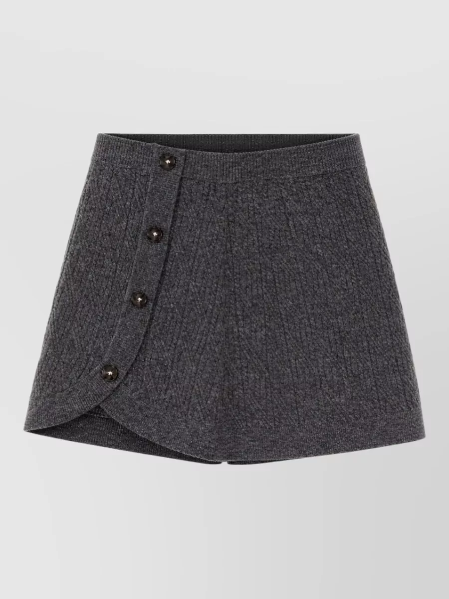 The Garment cashmere wool knee-length shorts