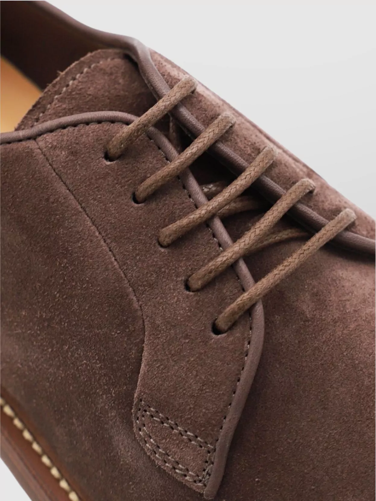 Brunello Cucinelli Brogues With Round Toe And Suede Finish In Burgundy