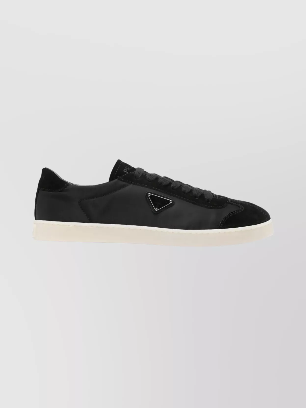 Prada Suede And Nylon Low-Top Sneakers
