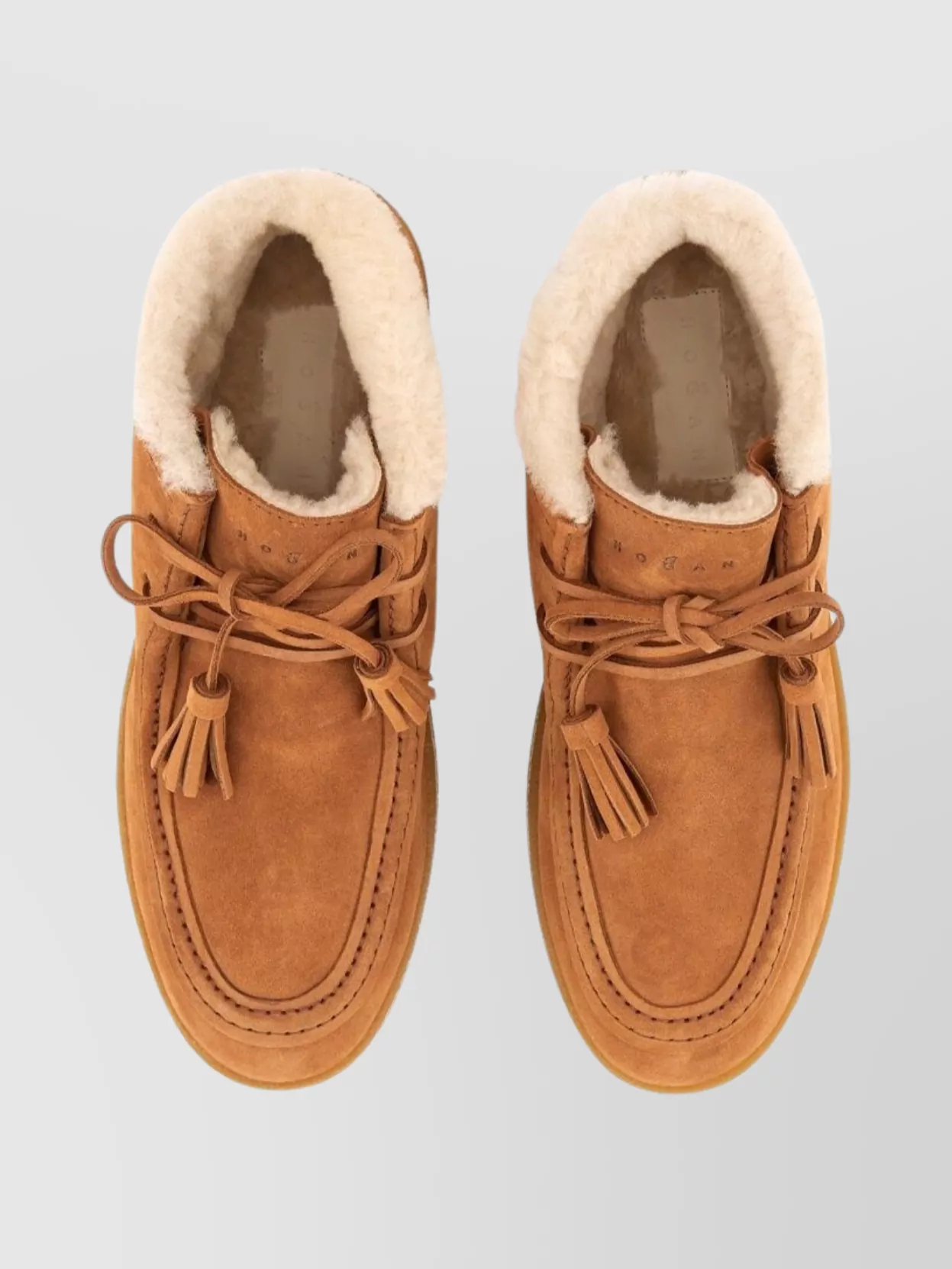 Hogan Ankle Boots With Tassel Detail And Rubber Sole