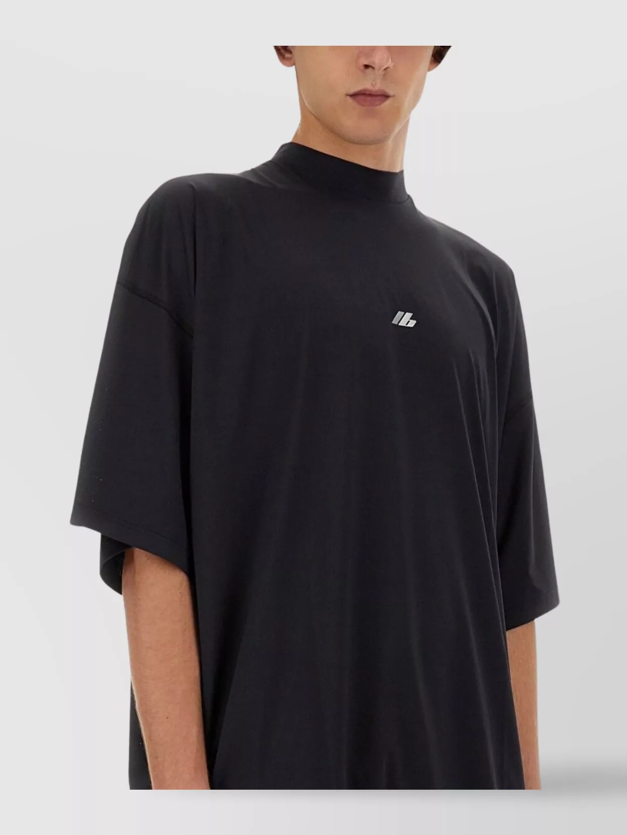 Balenciaga Logo Print Oversized T-Shirt Short Sleeves