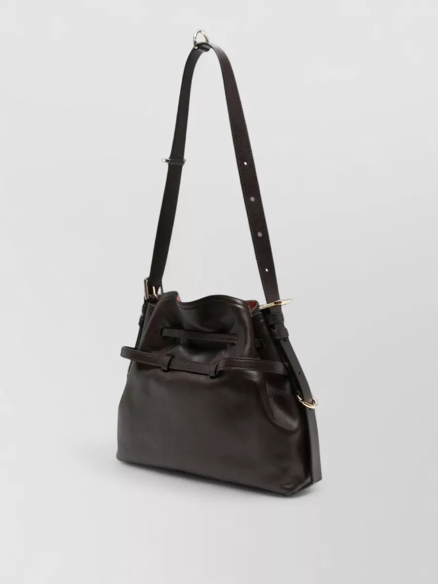 Givenchy Voyou Small Leather Bucket Bag