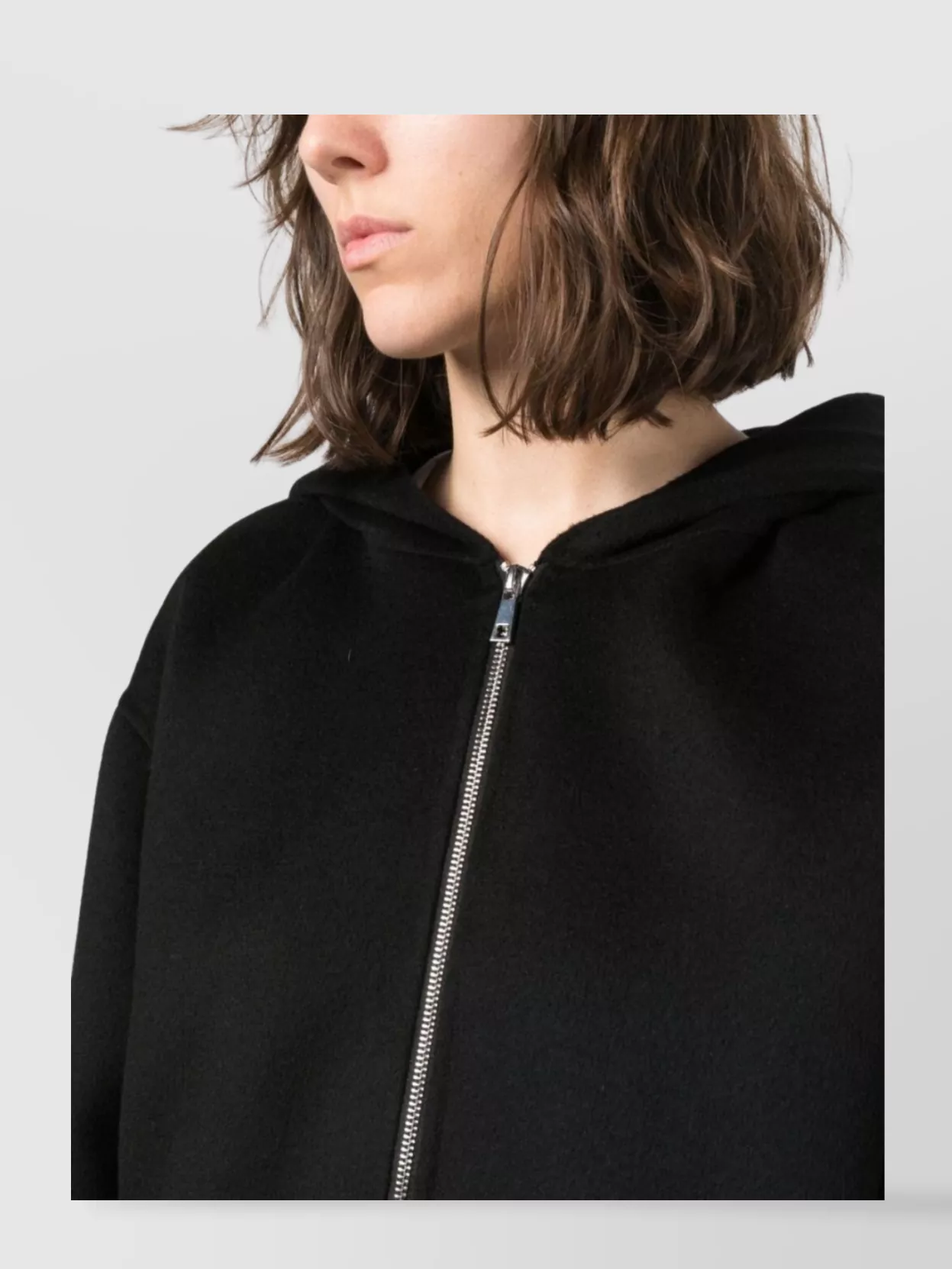 P.a.r.o.s.h Zip-up Hooded Wool Jacket
