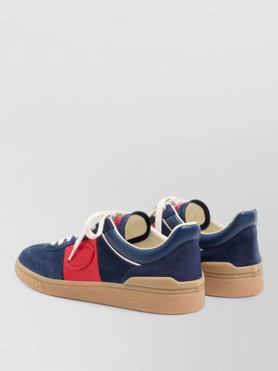 Valentino Garavani Suede Leather Low-Top Sneakers