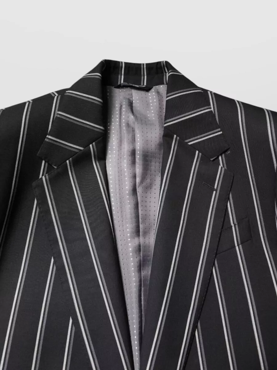 Dolce&Gabbana Striped Slim-Fit Single-Breasted Suit