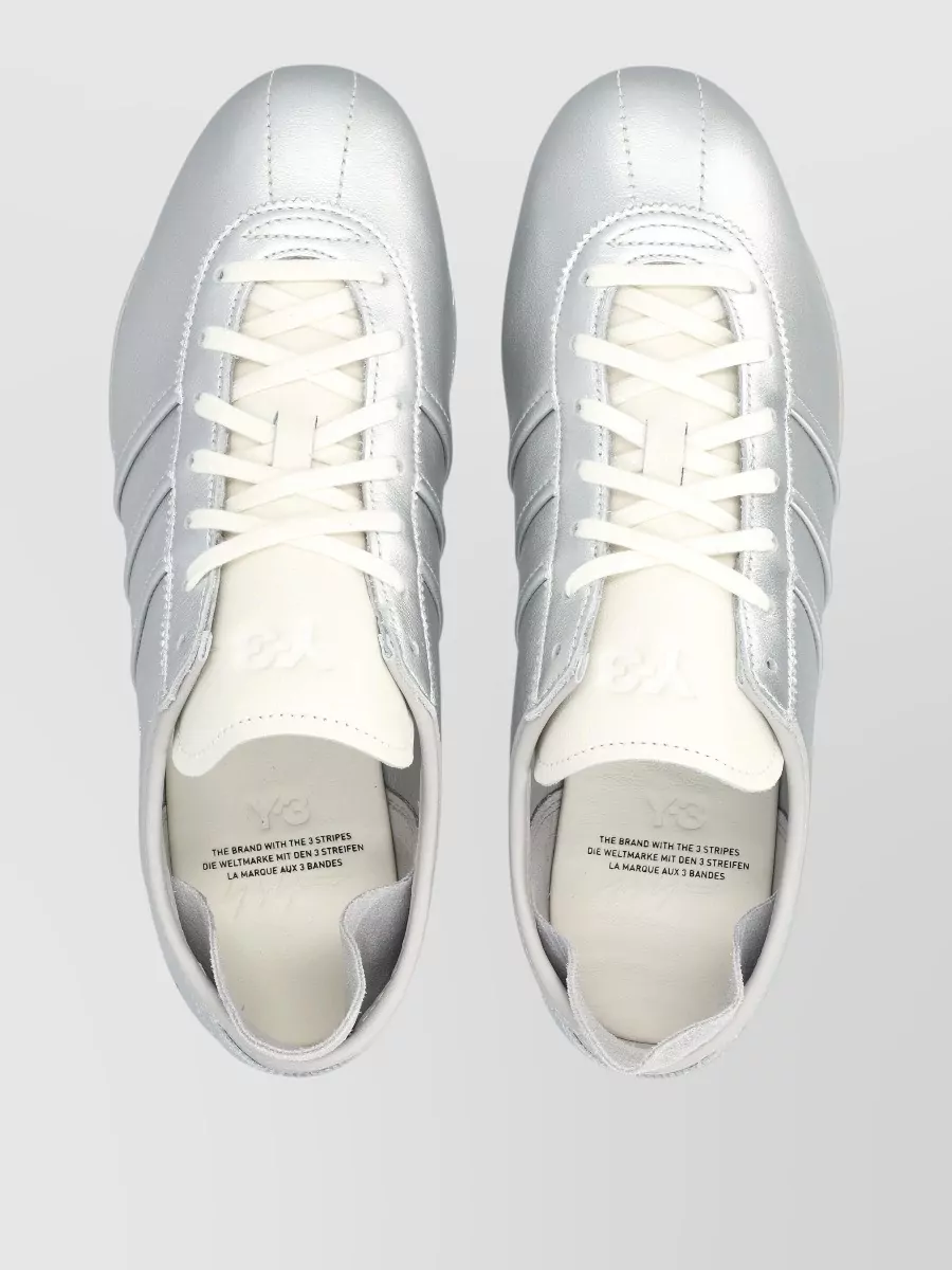 Y-3 Leather Low-Top Sneakers