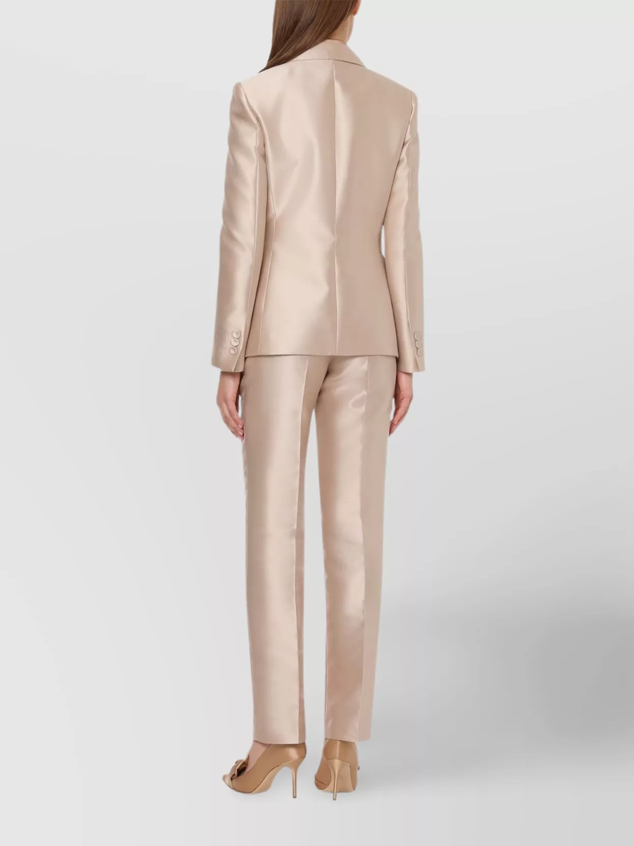 Alberta Ferretti Mikado Blazer Lance Revers