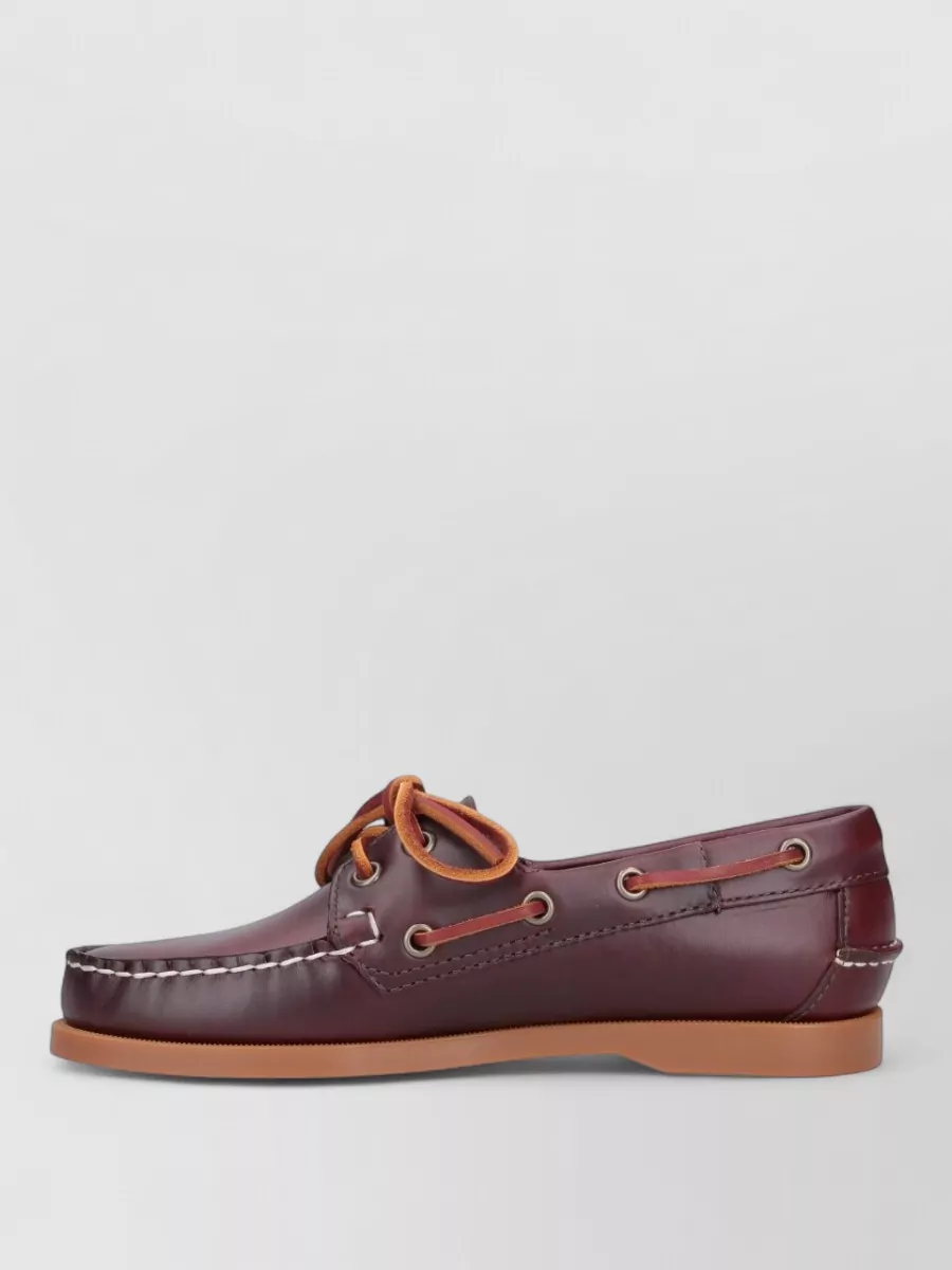 Sebago Leather Lace-Up Loafers