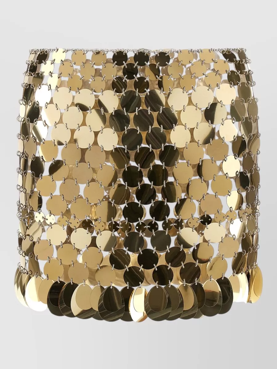 Paco Rabanne sequin mini skirt