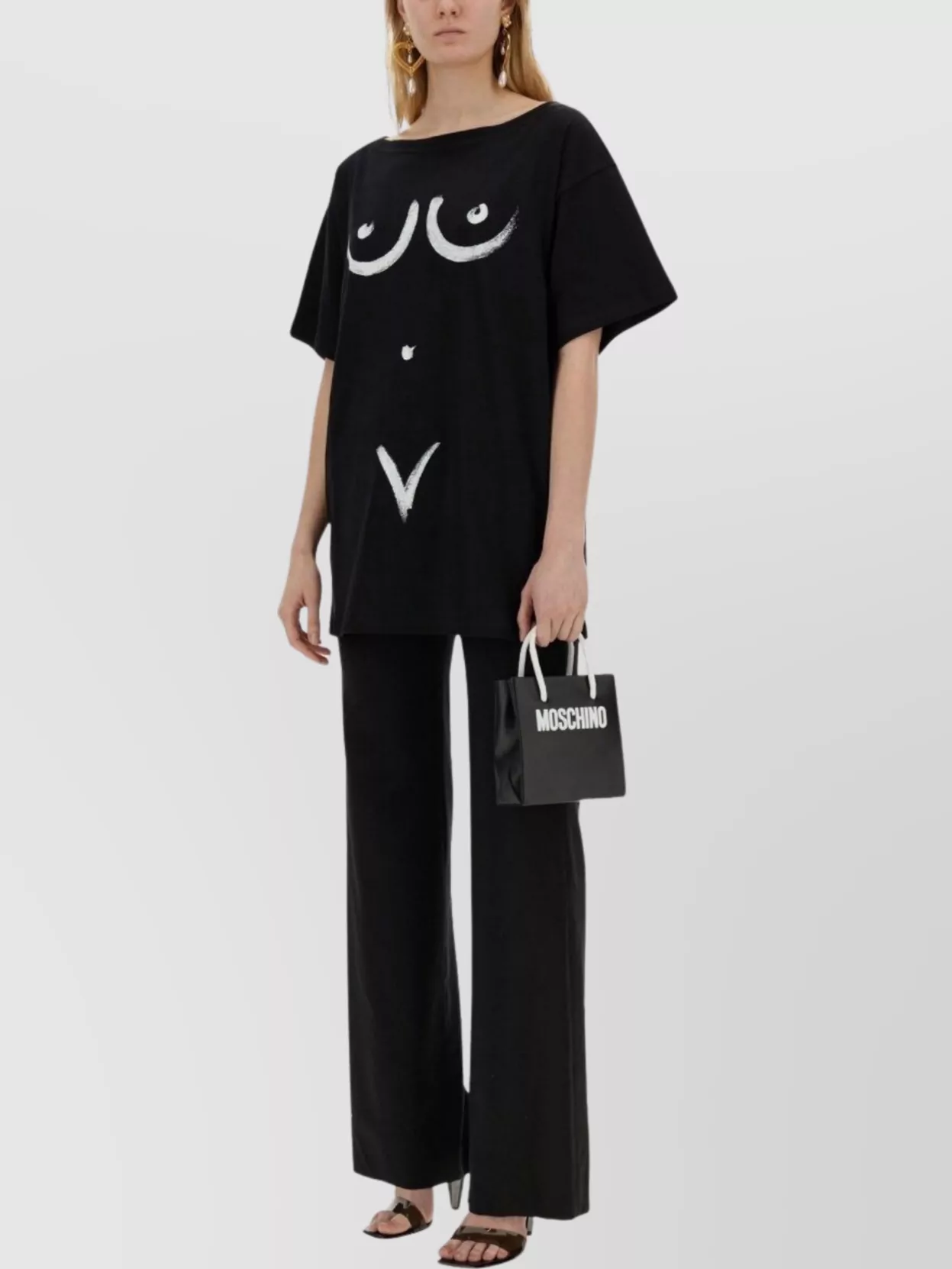 Moschino Printed cotton t-shirt