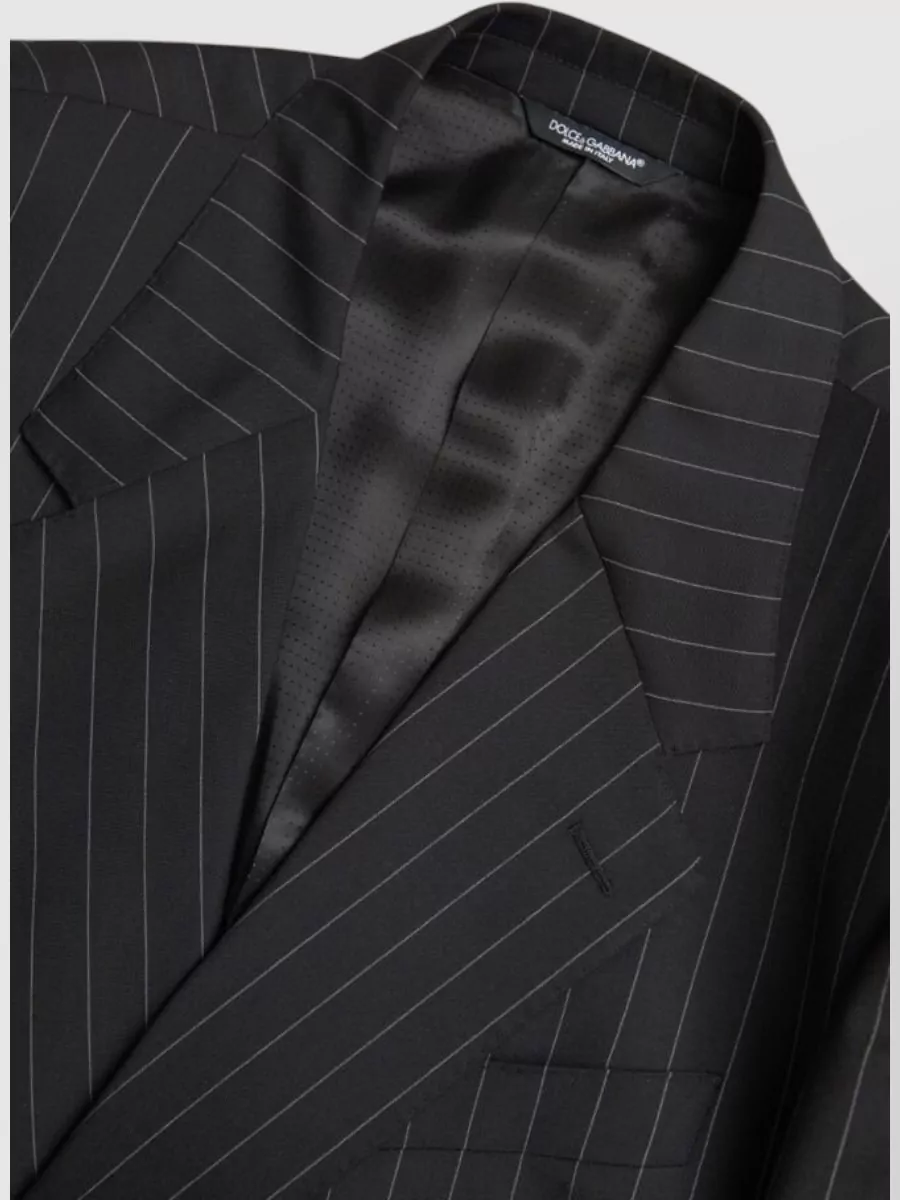 Dolce&Gabbana Striped Slim-Fit Single-Breasted Blazer