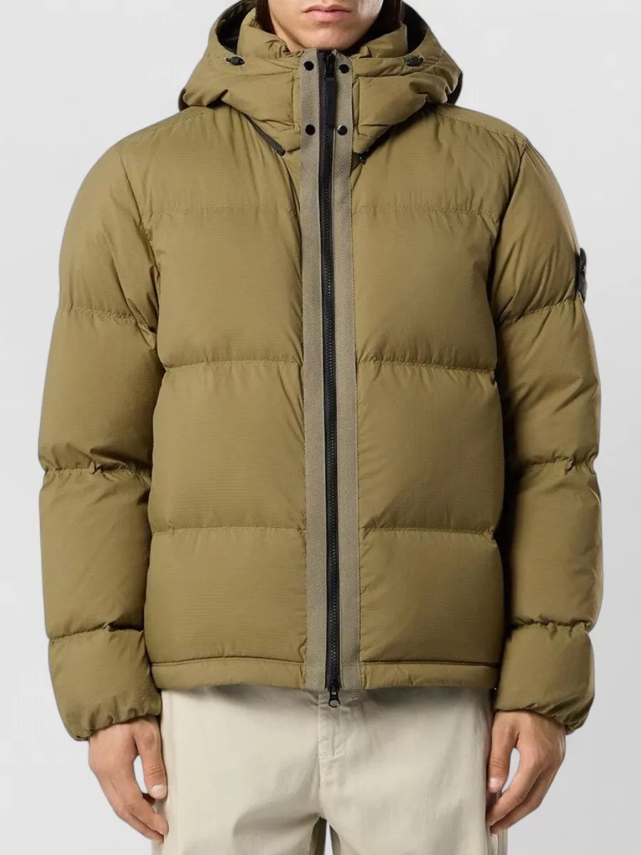 Stone Island Down Hooded Puffer Jacket