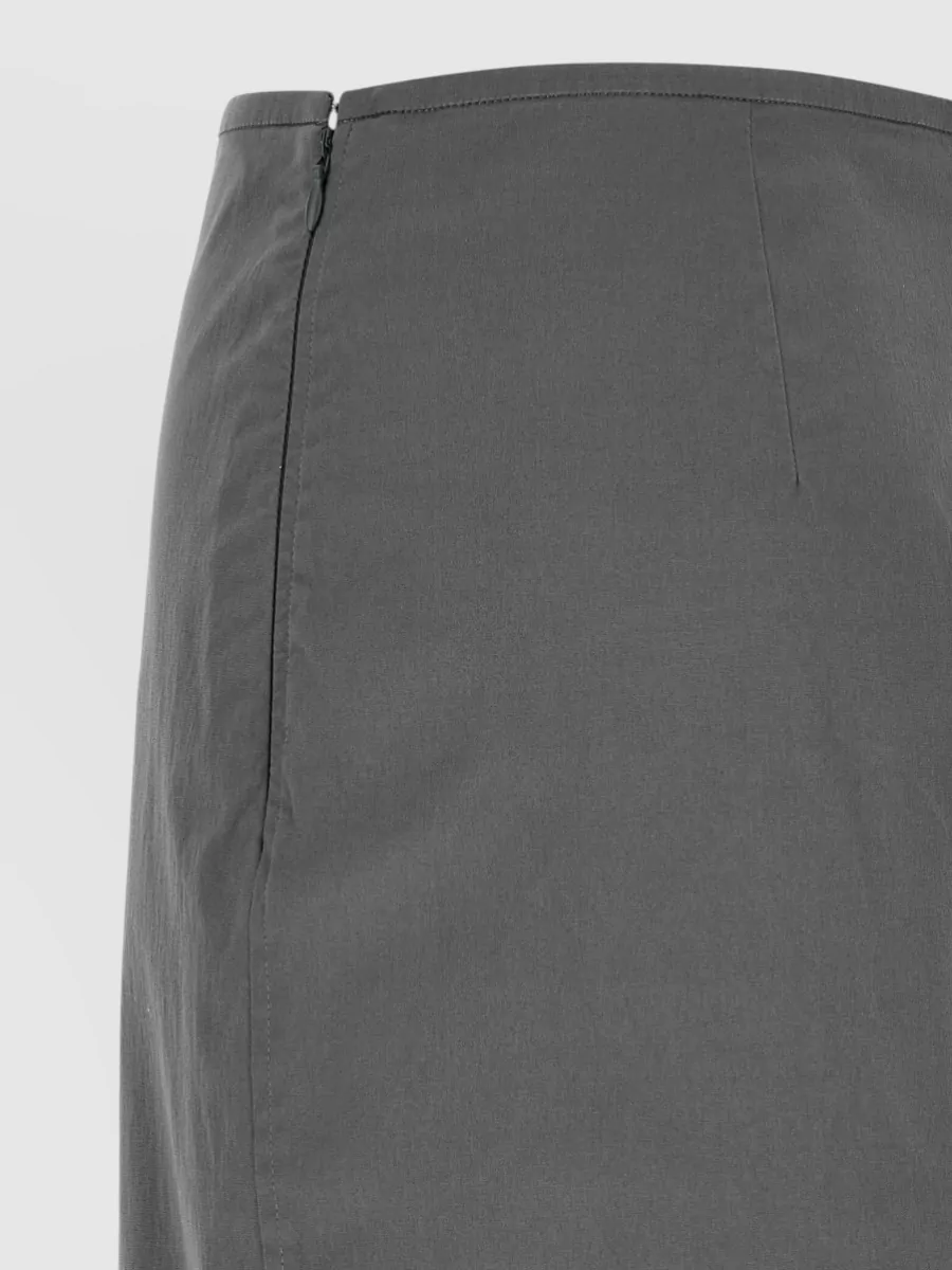 Miu Miu Cotton-Blend Midi Pencil Skirt
