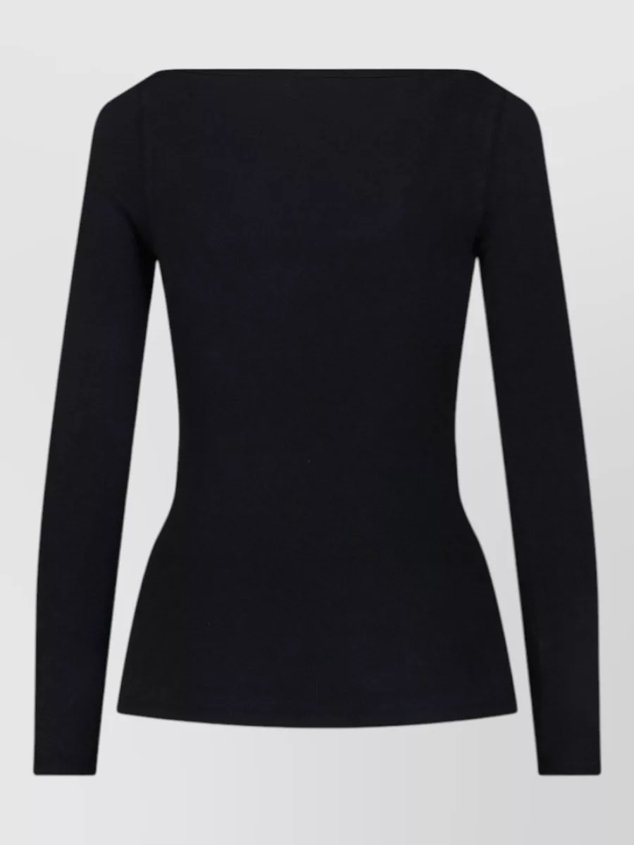 Diesel Cotton Fine-Knit Slim-Fit Long-Sleeve Top