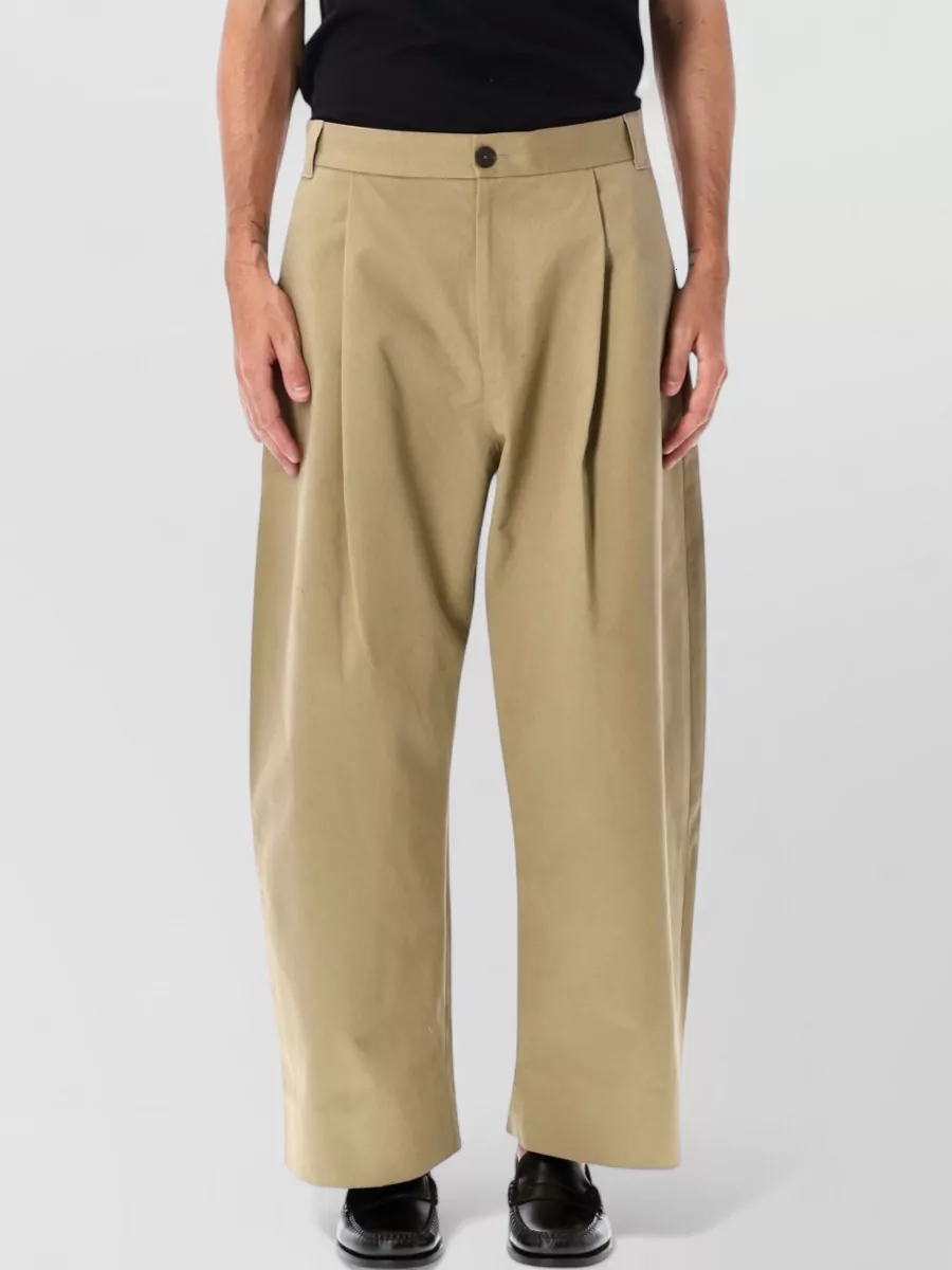 Studio Nicholson cotton wide-leg trousers