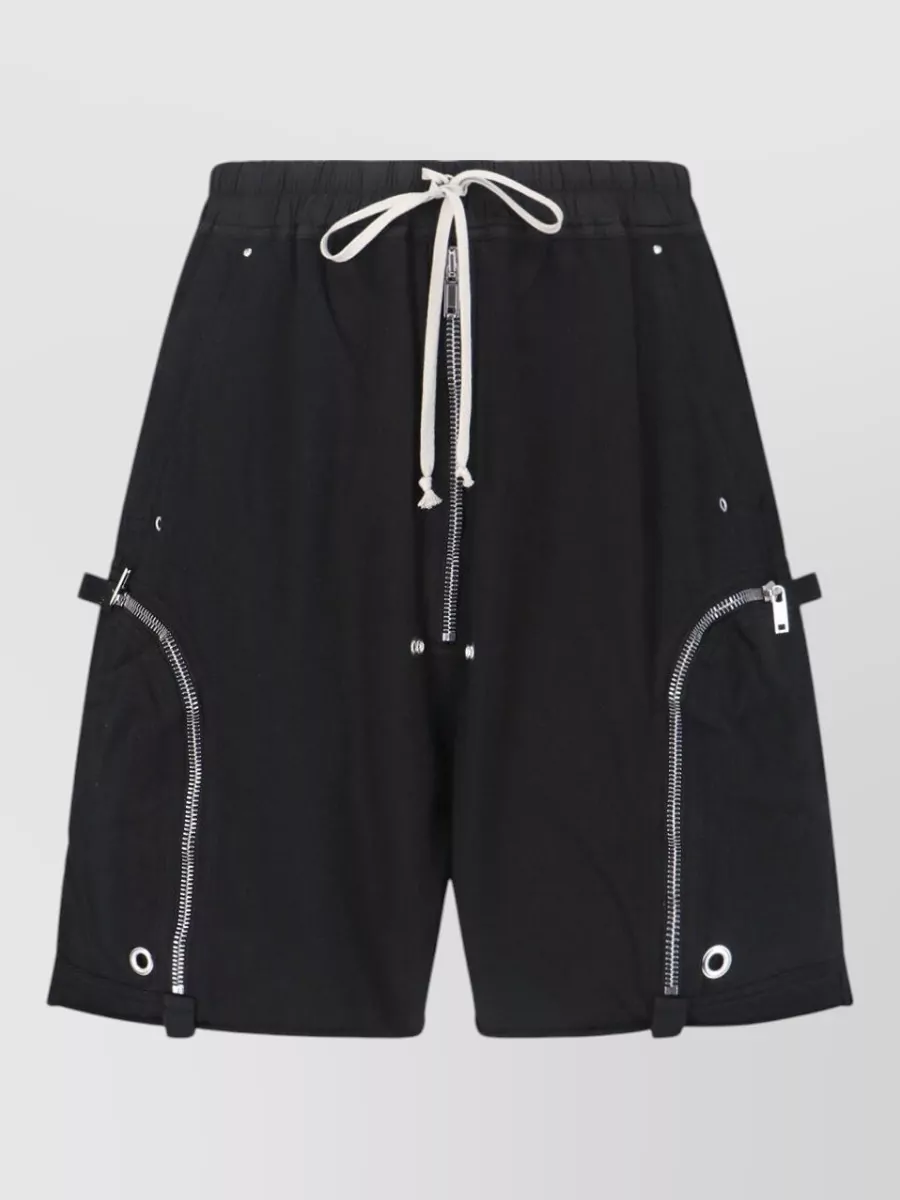 Rick Owens Drkshdw Cotton Straight Cargo Shorts