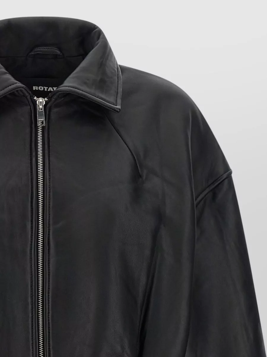 Rotate Birger Christensen Leather Boxy Jacket