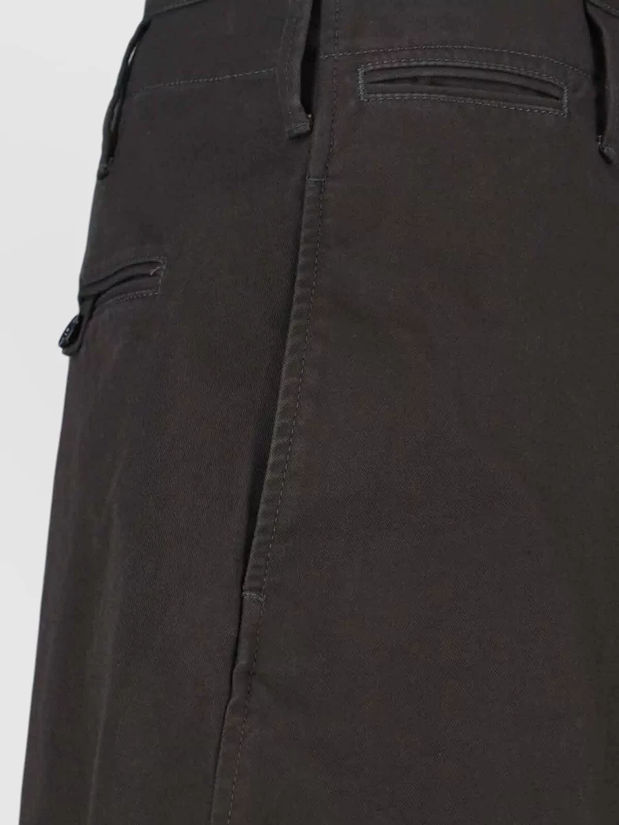 Lemaire Straight Trousers Belt Loops Back Pockets