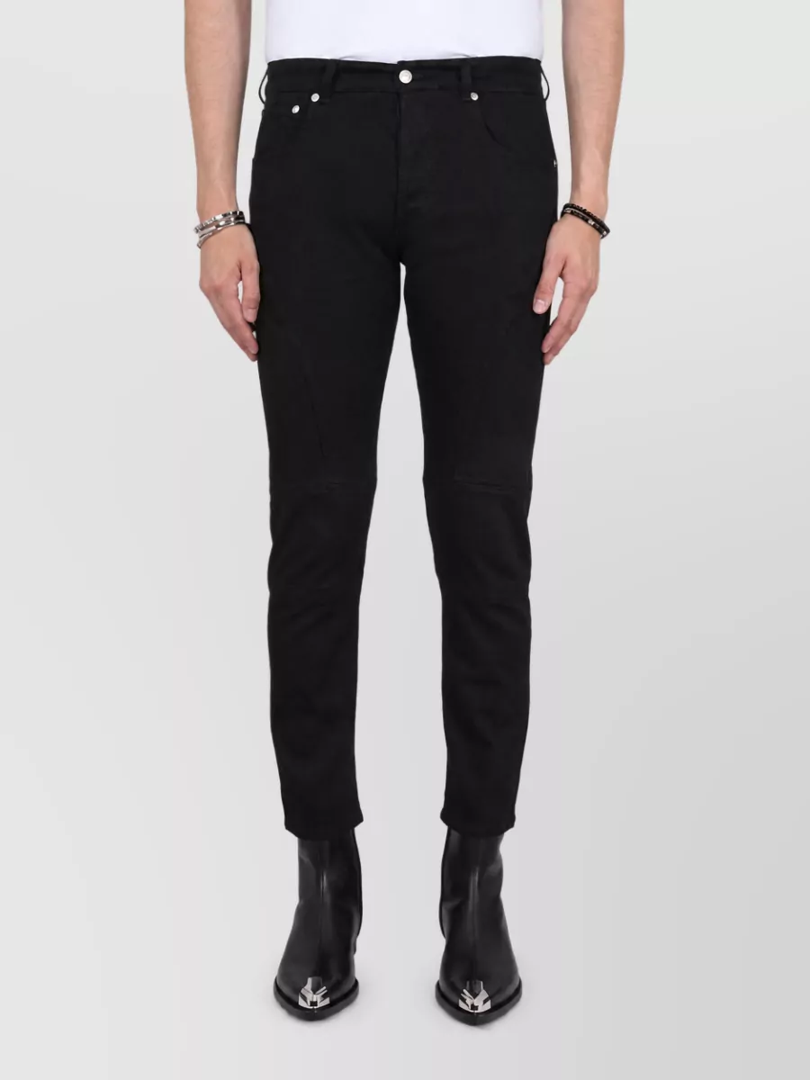 Alexander Mcqueen Denim Biker Jeans