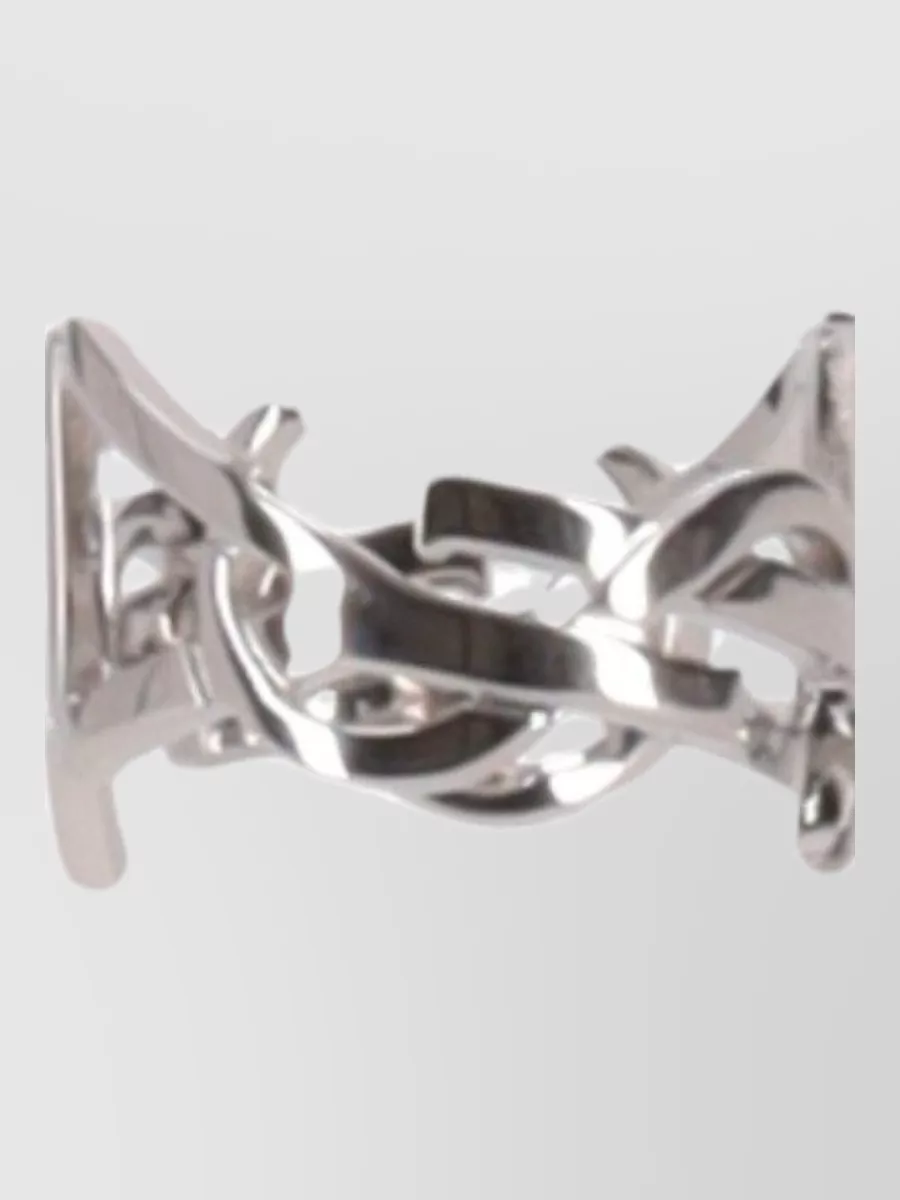 Saint Laurent Metal Cassandre Ring