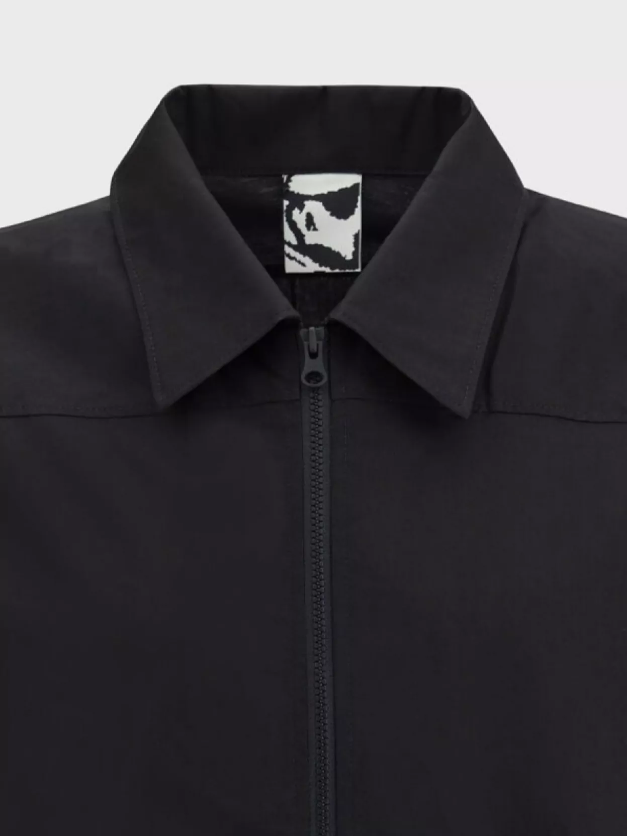 Gr10K Collared Shirt With Zipper And Pockets
