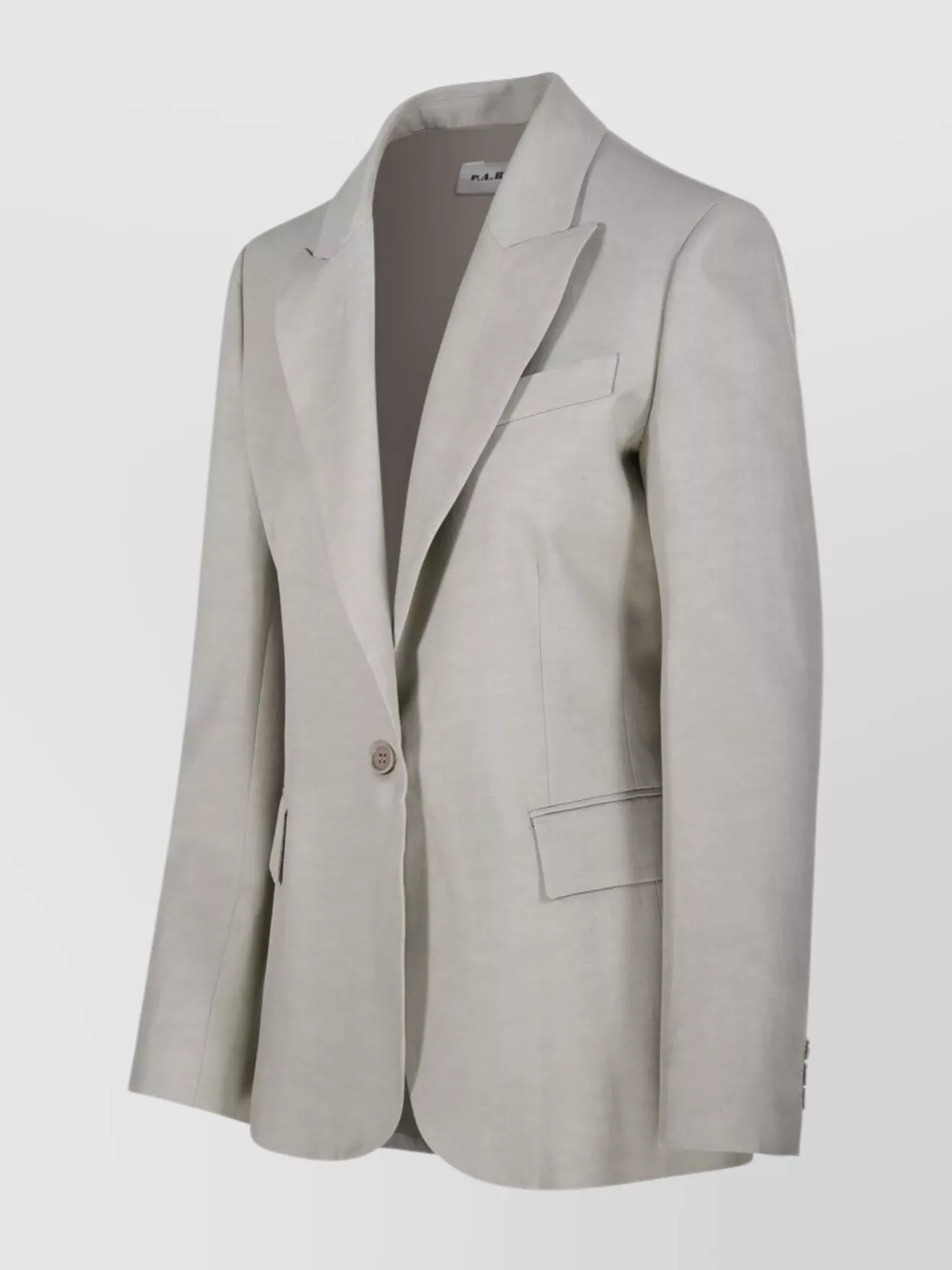 Shop P.a.r.o.s.h Suit Jacket With Chest Pocket And Flap Pockets
