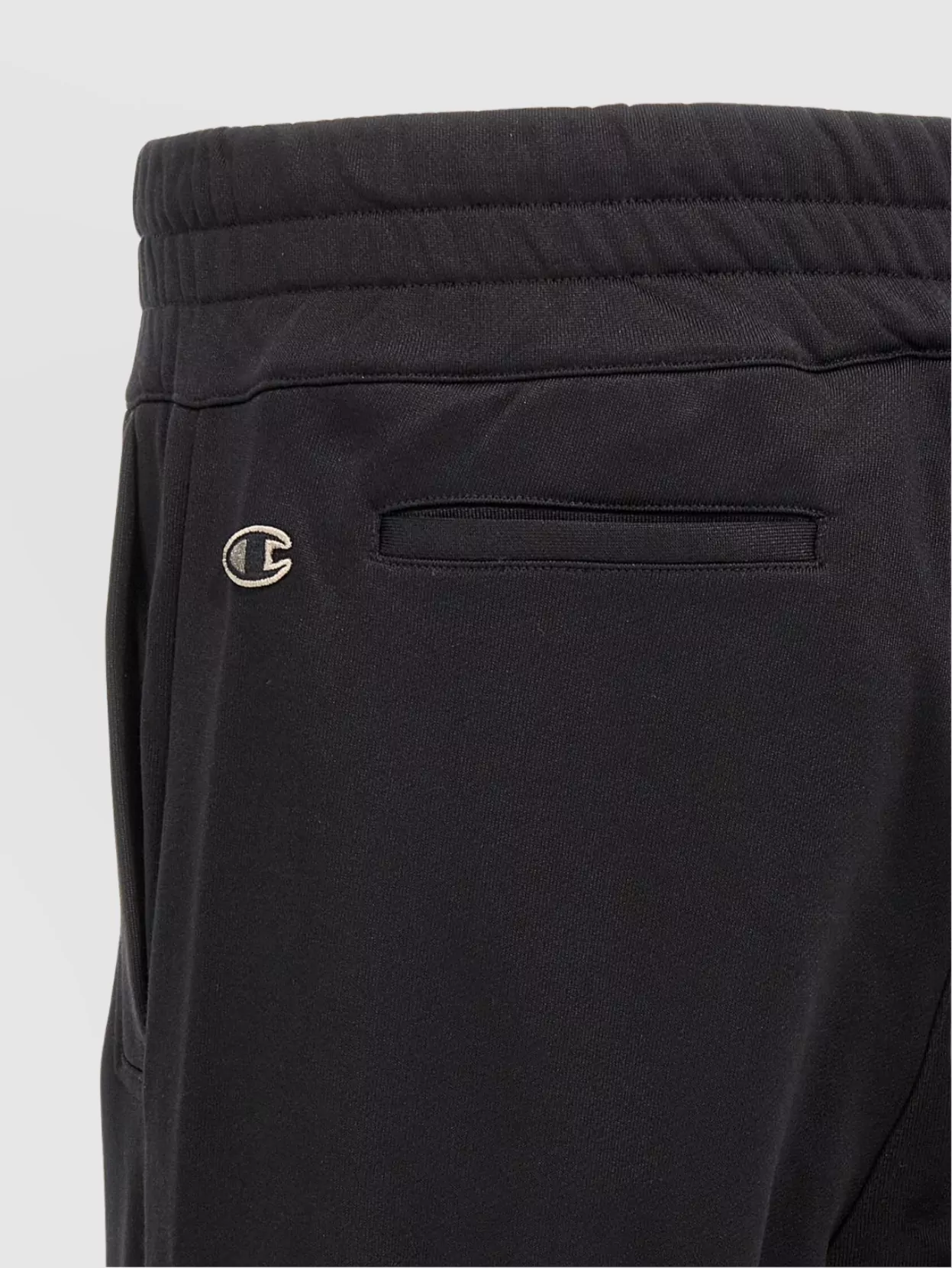 Rick Owens Black Champion Edition Prisoner Drawstring Sweatpants