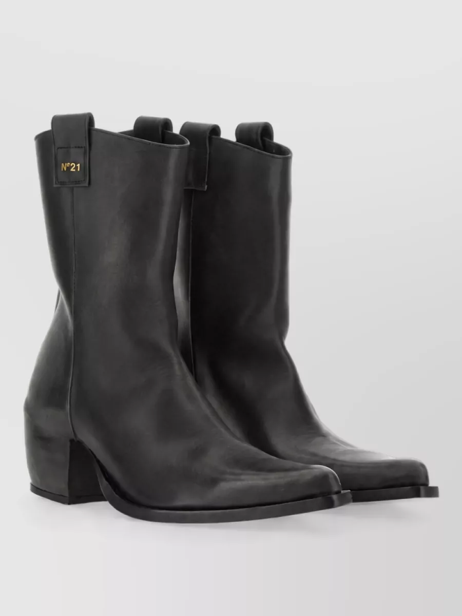 N 21 leather boots