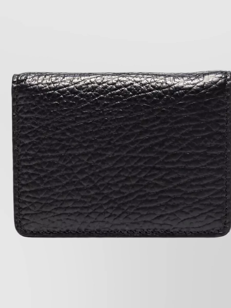 Maison Margiela leather keyring card holder