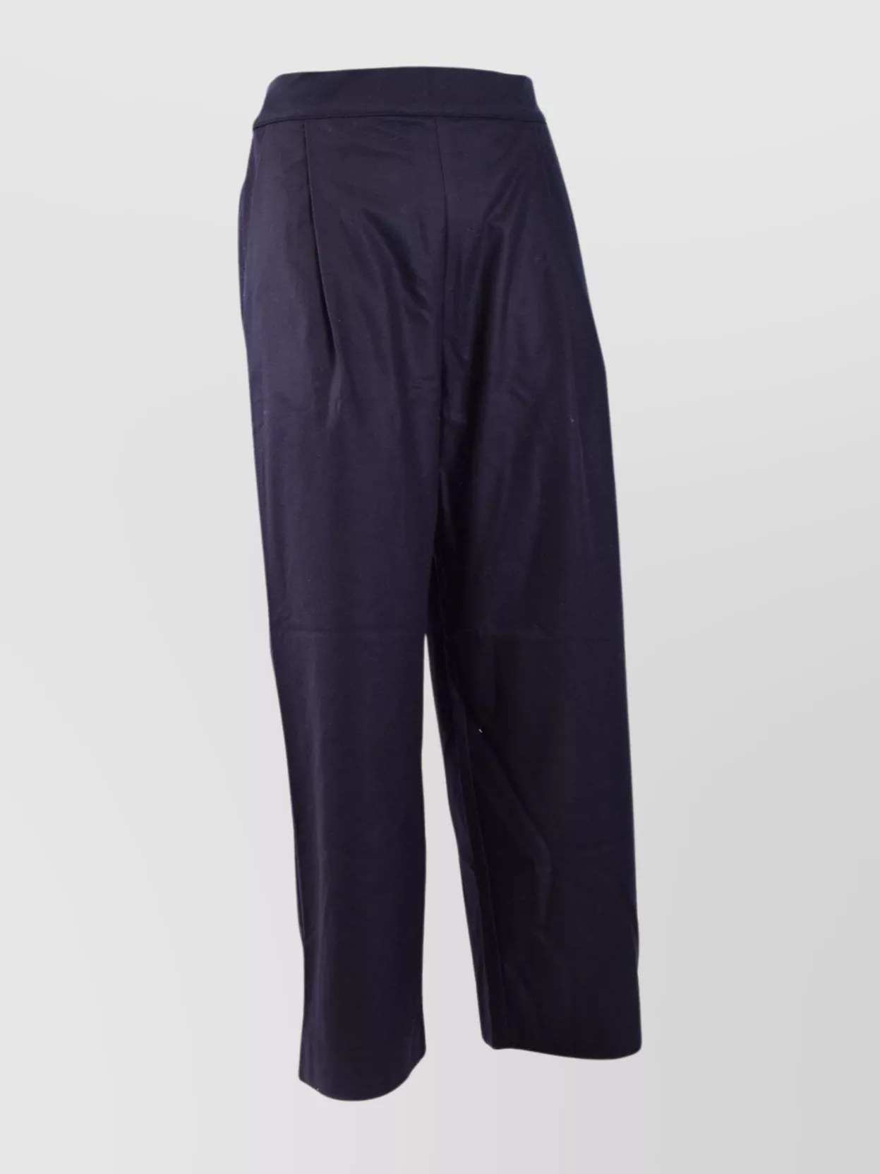 Laneus Trousers Wide Leg Elastic Waistband