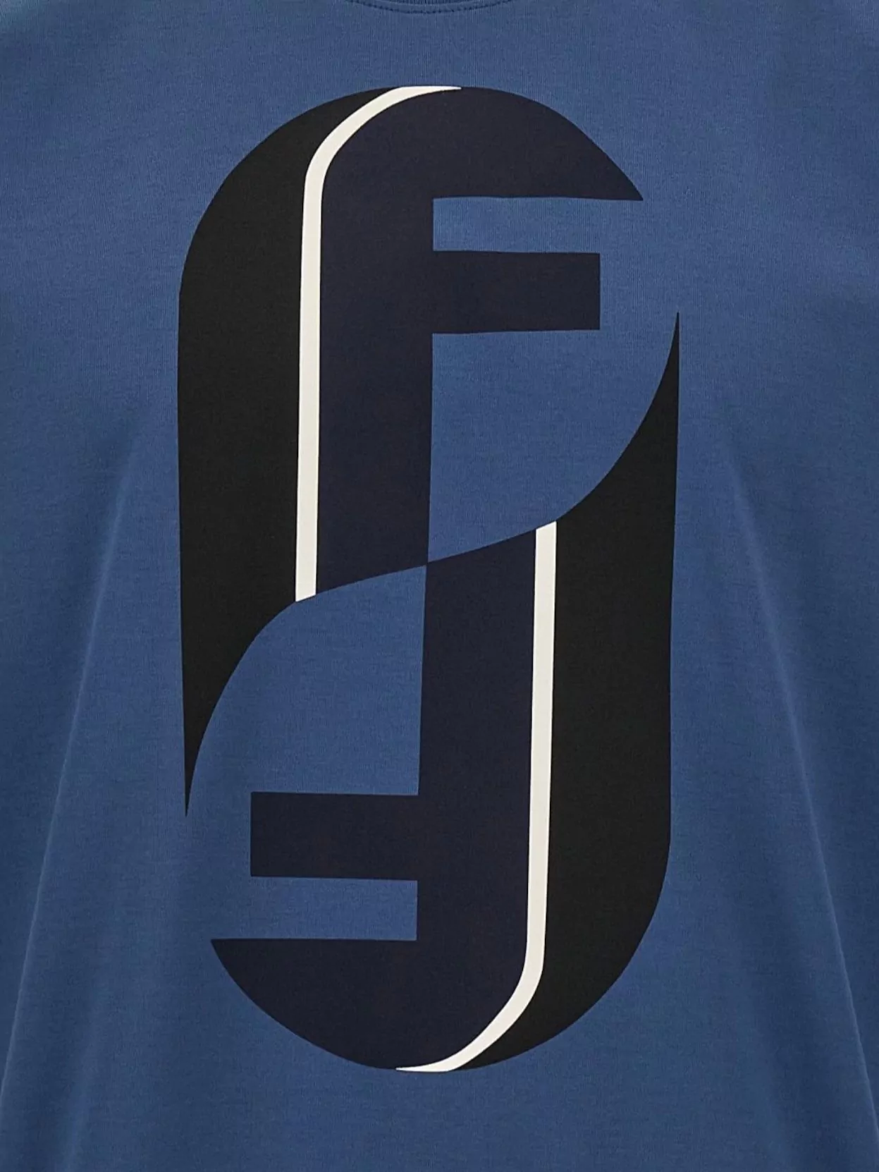 Fendi 'Divine Graphic Print Crew Neck T-Shirt'
