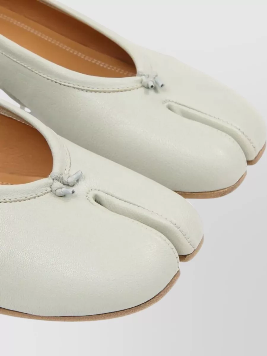Maison Margiela Leather Tabi Ballerina Pumps
