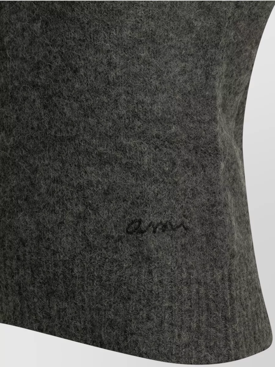 Ami Paris Ribbed Logo Vest