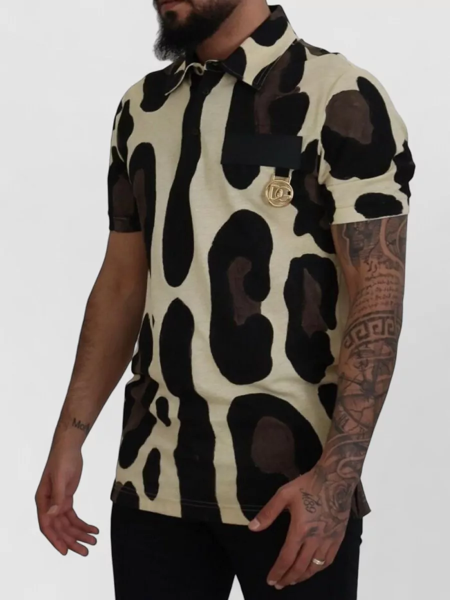 Dolce&Gabbana Cotton Short-Sleeve Polo Shirt