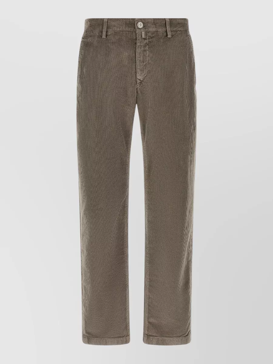 Jacob Cohen corduroy low-rise straight-leg chinos