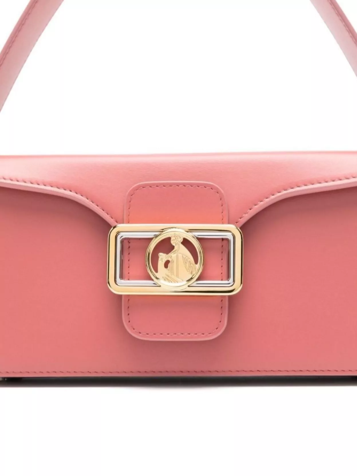 Lanvin Buckle Detail Top Handle Shoulder Bag
