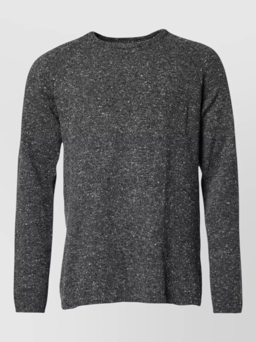 Dolce&Gabbana speckled knit wool crew neck sweater