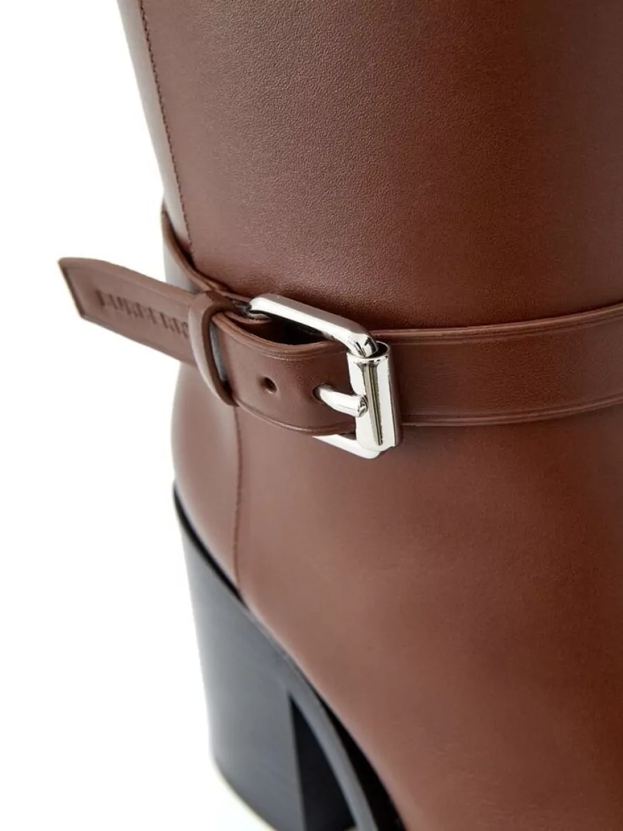 Burberry Leather Ankle Boots
