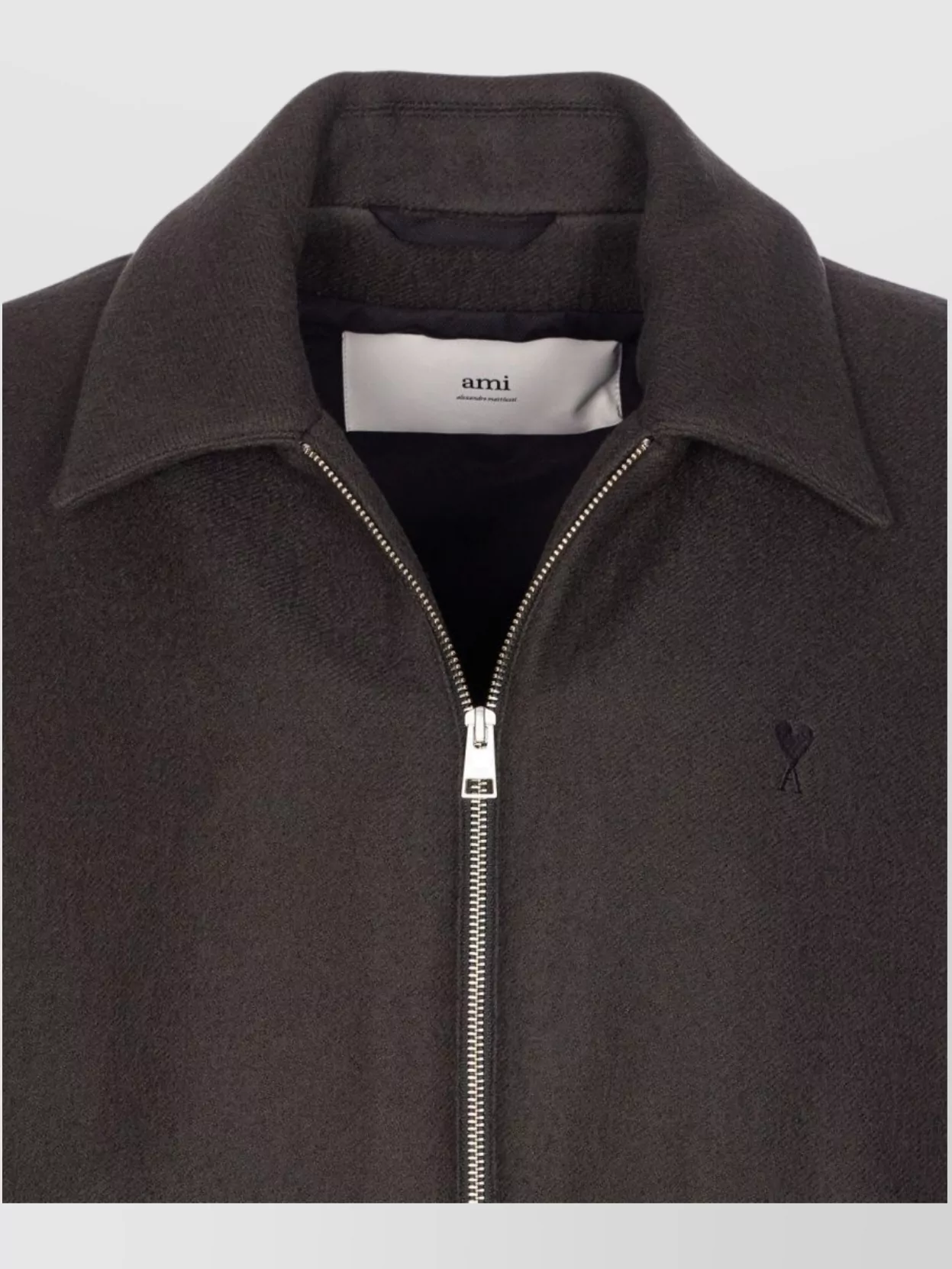 Ami Paris Tailored Blazer With Collared Neck And Pockets