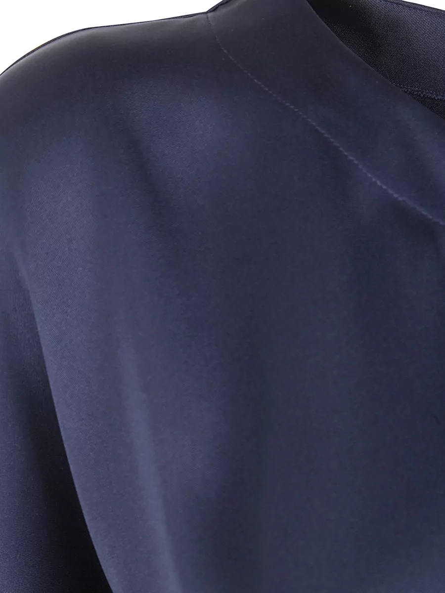 Giorgio Armani Satin Round Neck Short Sleeve Shirt