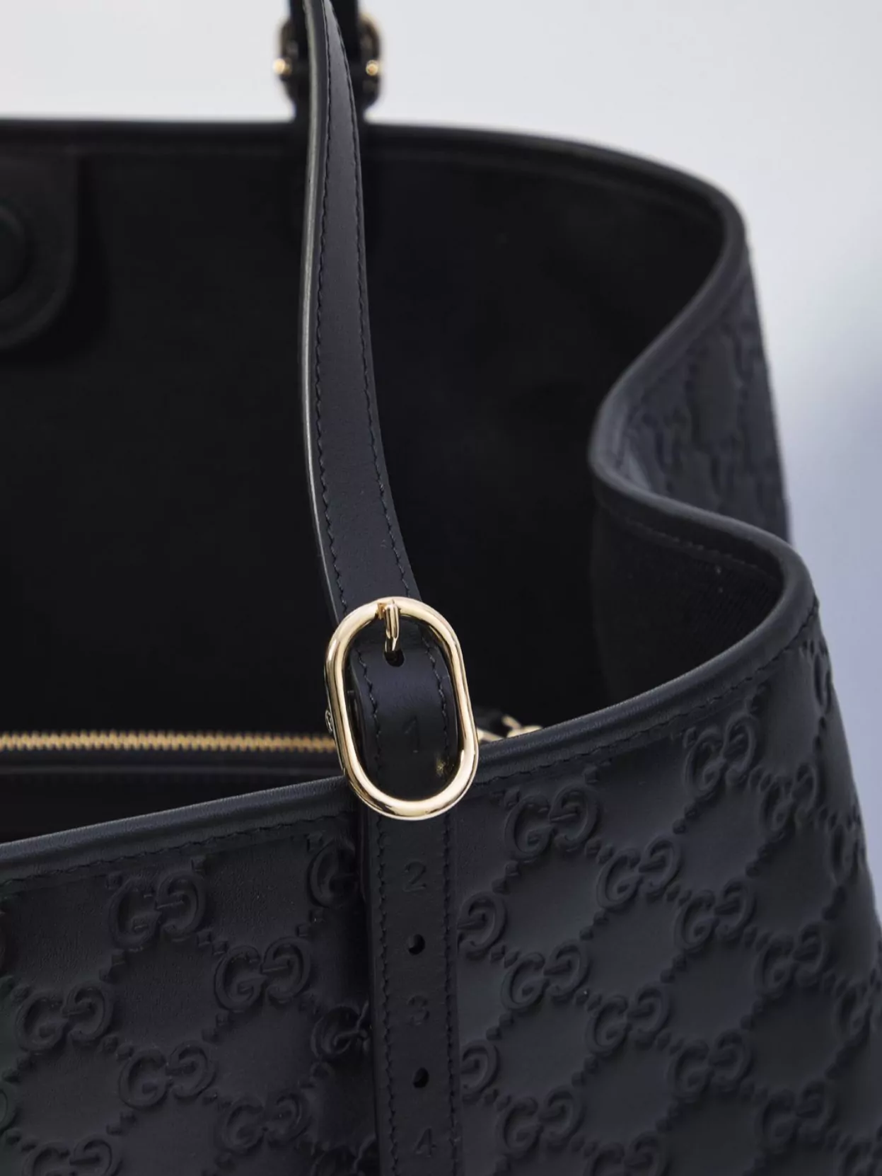 Gucci Gg Emblem Large Shopping Bag