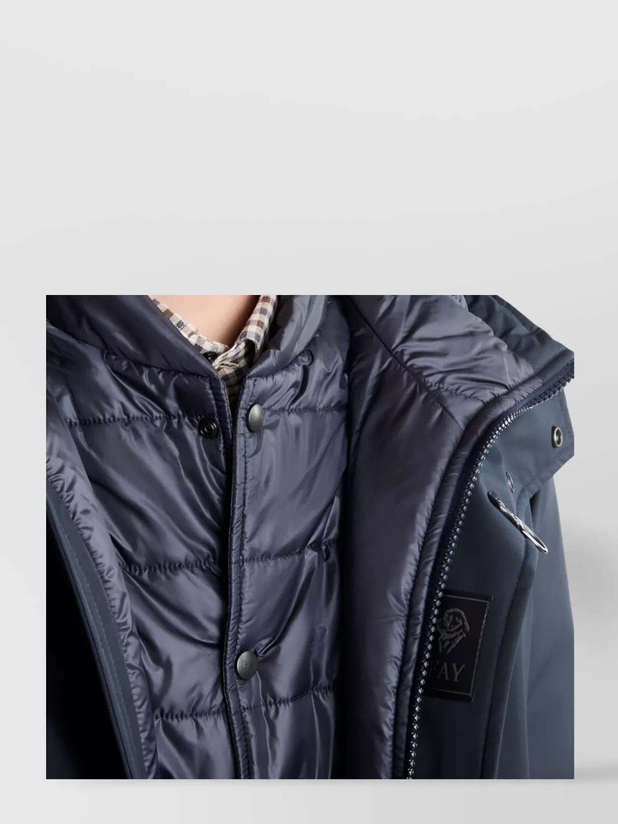 Fay Padded Hooded Jacket